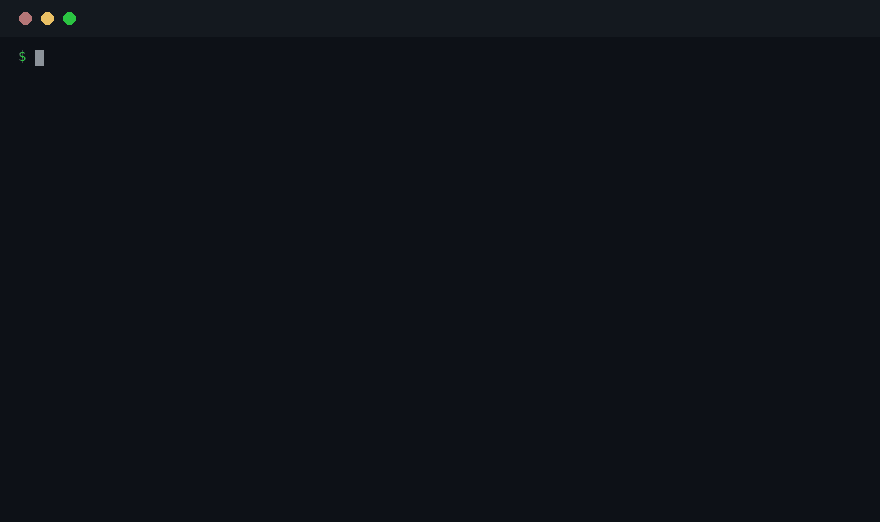 The proof-of-steer demo running in a terminal